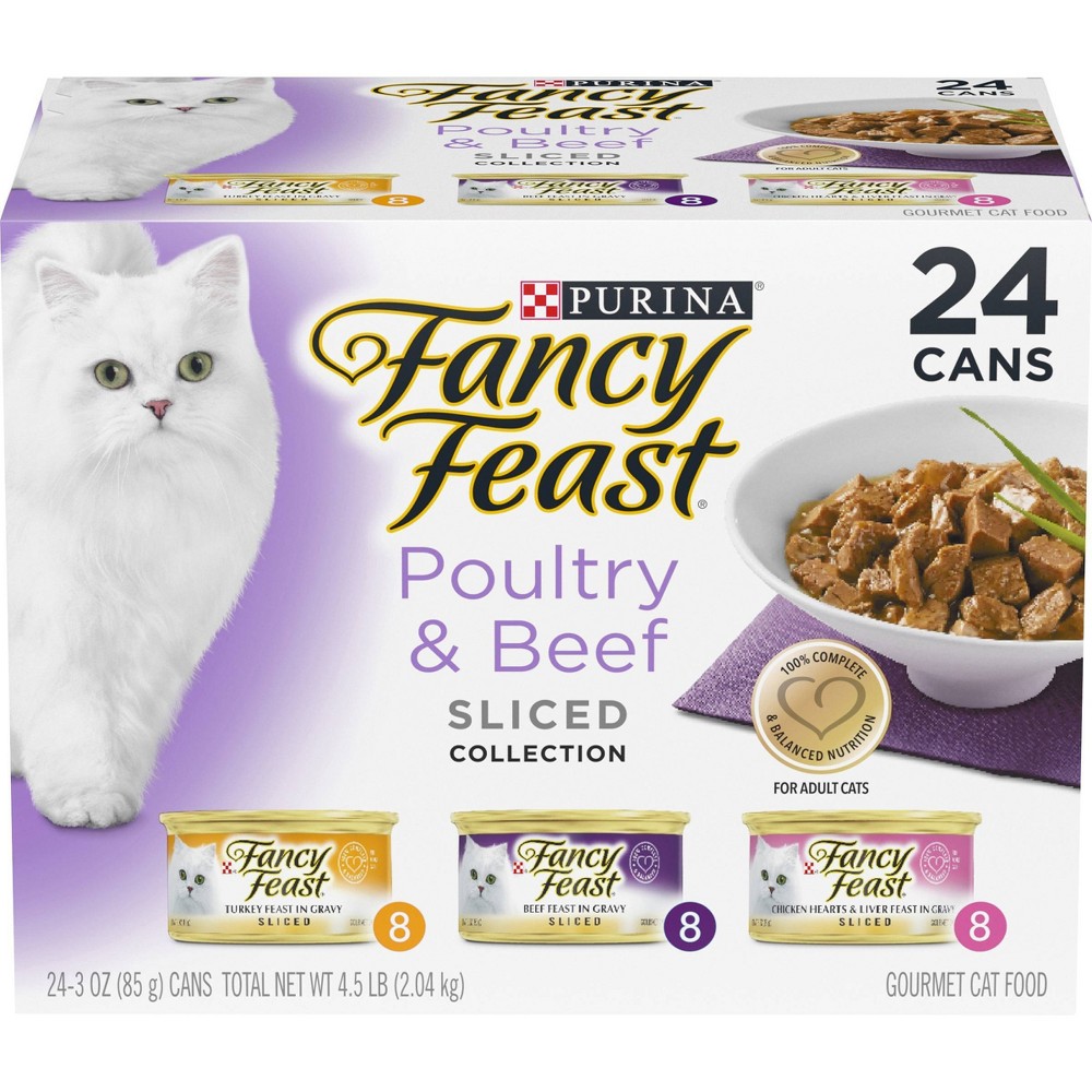 UPC 050000500000 product image for Purina Fancy Feast Sliced Poultry & Beef Collection Gourmet Wet Cat Food - 3oz/2 | upcitemdb.com