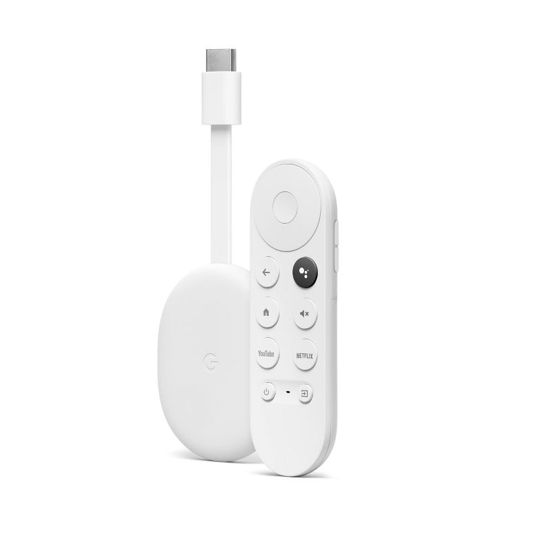 Google Chromecast with Google TV (4K) (2020) - Snow, 1 of 9