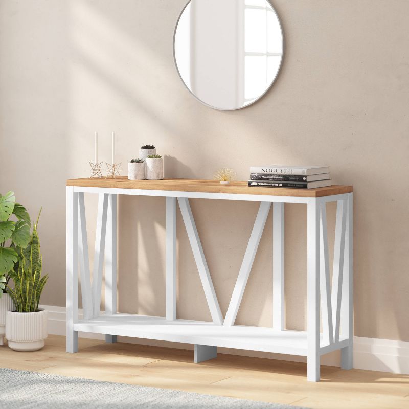 Taylor &#38; Logan Cari Accent Table White, 1 of 12