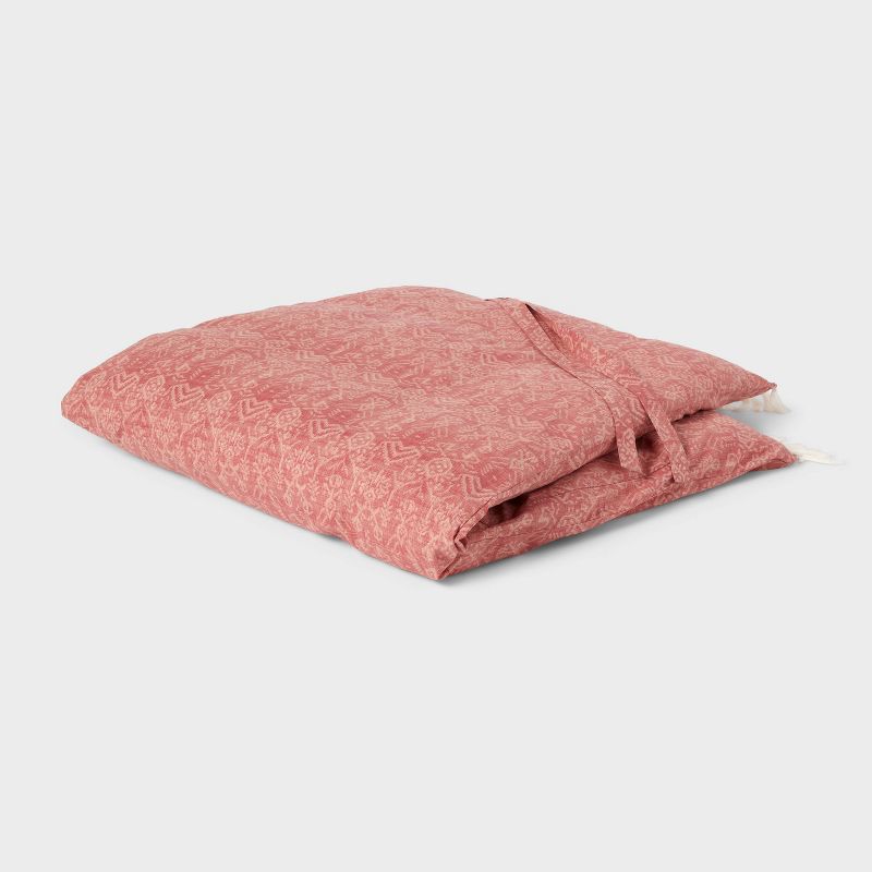 Printed Lounge Pillow Dark Pink - Threshold&#8482;, 4 of 6