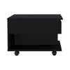 Lift Top Coffee Table Mercuri, Casters, Black Wengue Finish - 3 of 4