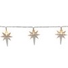 Northlight LED Bethlehem Star Christmas Light Set - Warm White - 3'  Clear Wire - 10ct - 3 of 4