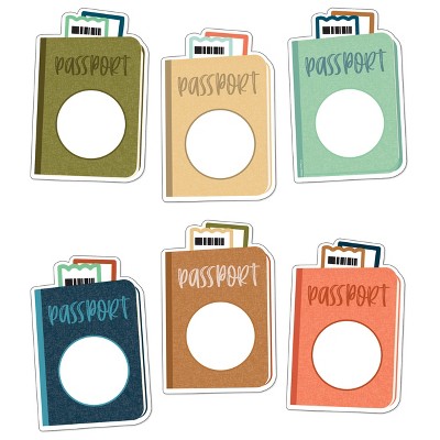 Carson Dellosa Education Passports Cutouts (36 cut-outs)