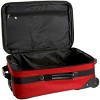 Rockland Journey Softside Upright Luggage SetExpandable Red 4-Piece (14/19/24/28) - 4 of 4