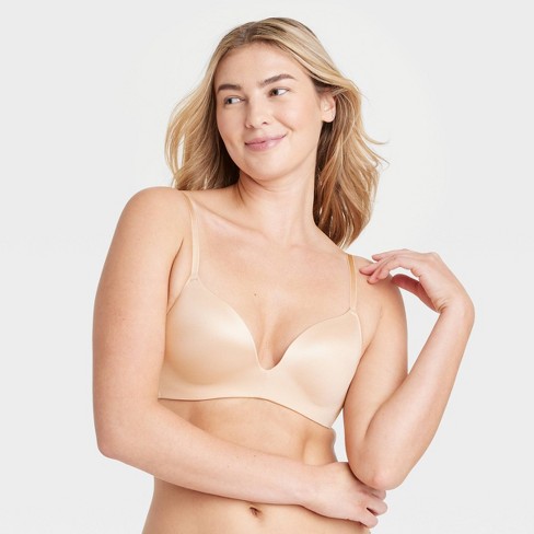 Women's Wirefree Push-Up Bra - Auden™ Beige 36C