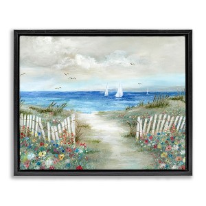 Stupell Industries Gorgeous Traditional Beach Scene, 21" x 17" - 1 of 4