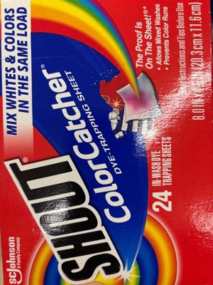 thumbnail image 2 of Shout Color Catcher Dye Trapping Sheets – 72 Count, Fresh Scent, Color Care 2 of 6
