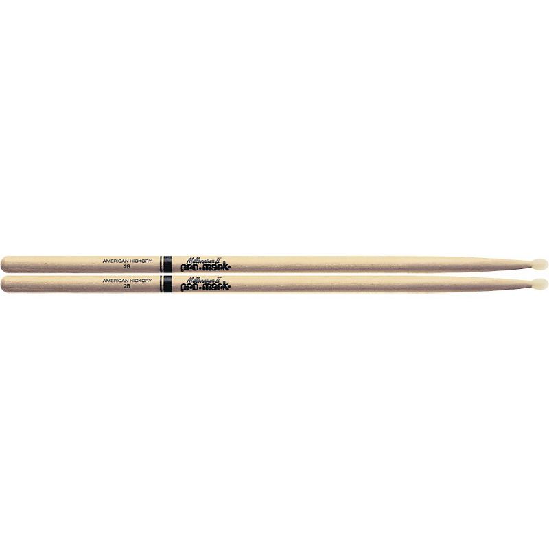 Promark 6-Pair American Hickory Drum Sticks Nylon 2BN, 2 of 3