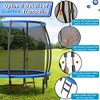 Costway 12FT Outdoor Large Recreational Trampoline w/ Ladder Enclosure Net Safety Pad - 2 of 4