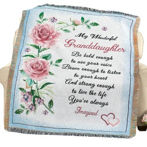 Collections Etc My Wonderful Tapestry Throw - 1 of 3