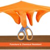 1st Choice Orange Disposable Nitrile Gloves with Raised Diamond Grip- Medium Duty, Industrial Grade - Perfect for Mechanics, Household Cleaning & More - 3 of 4