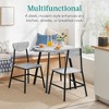 Best Choice Products 3-Piece Mid-Century Modern Round Dining Set w/ 2 Chairs, Angled Legs - 2 of 4