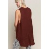 Women's Fired Brick Sleeveless Sweater - POL - 3 of 4