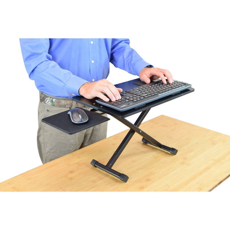 Adjustable Height Computer Keyboard Stand Black - Uncaged Ergonomics, 4 of 9