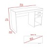 INFURNIC Desks Writing Computer Desk with Two Drawers One Cabinet and Open Bottom Shelf Easy Assembly, Black, 17.9"*47.2"*29.5" - 3 of 4