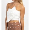 Women's FLIRTY RUFFLED TUBE TOP - day + moon - 3 of 4