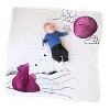 JumpOff Jo 100% Cotton Baby Milestone Blanket Swaddle - 47" x 47" - 2 of 3
