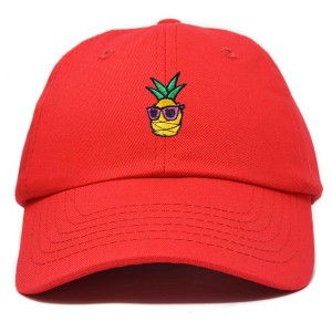 Dalix Pineapple Embroidered Cap Cotton Baseball Summer Cool Dad Hat Mens - 1 of 4