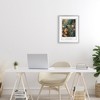 Stupell Industries Vintage Morris Inspired Blue Peacock Framed Print Under Glass Art - 3 of 4