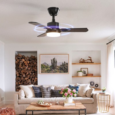 Aheaplus Modern Ceiling Fan with Dimmable Light