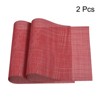 Unique Bargains PVC Heat Resistant Washable Non-slip Placemat - 3 of 4