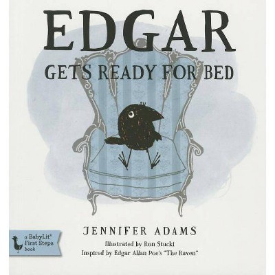 Edgar Gets Ready for Bed Board Book - by  Jennifer Adams