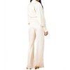 Women's Satin Button Down Blouse - LUCCA - 3 of 4