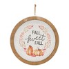 Autumn Wall Plaques Set of 2-– “Fall Sweet Fall” & “Hello Fall” – 11.75"H – By Melrose - 2 of 3
