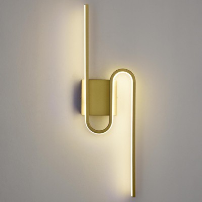 Claxy Led Sconces Wall Lighting Indoor Gold Led Bathroom Light