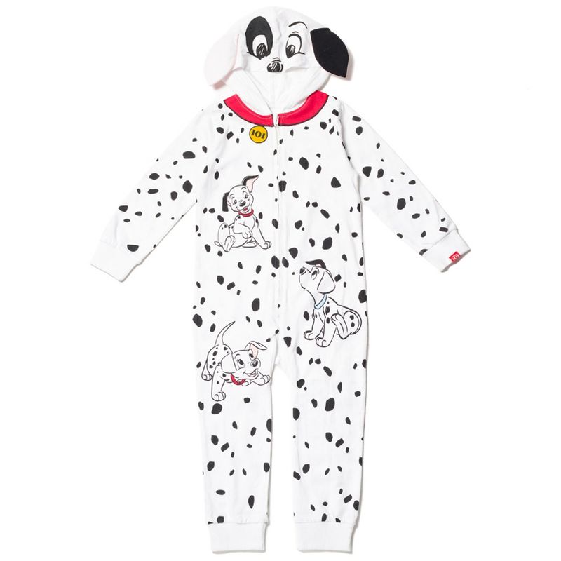 Disney 101 Dalmatians Zip Up Cosplay Coverall Newborn to Little Kid , 1 of 6