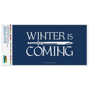 Game Of Thrones Winter Is Coming Automotive Bumper Sticker - 1 of 4