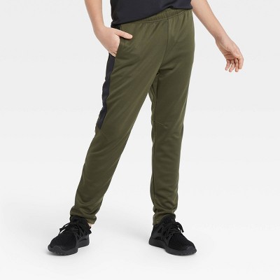 olive green track pants