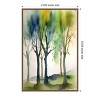 Amanti Art Watercolour Trees 1 by Sally Ann Moss Framed Canvas Wall Art - 4 of 4