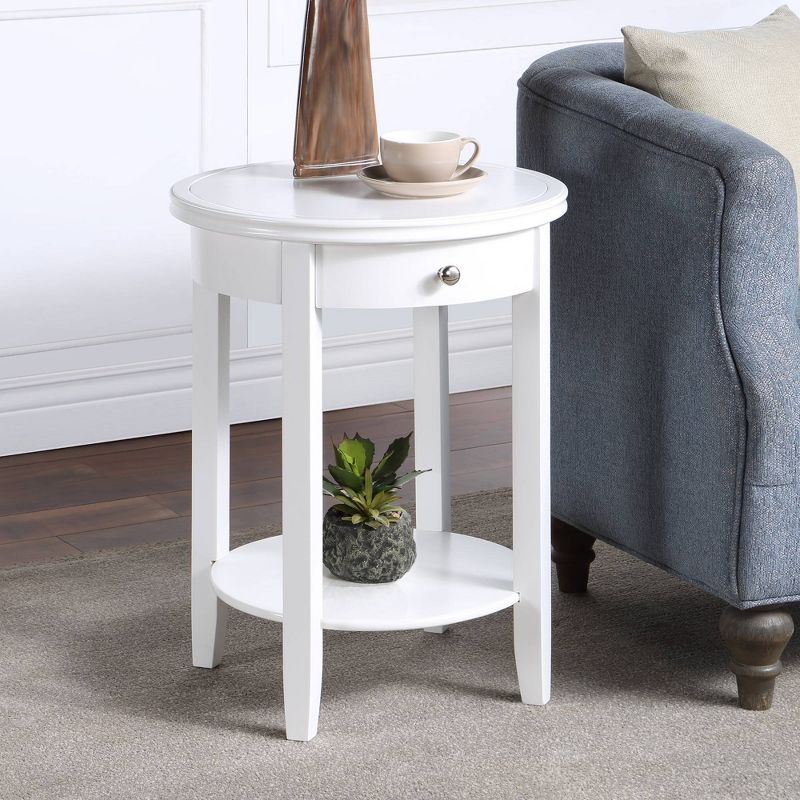 American Heritage Baldwin 1 Drawer End Table with Shelf - Breighton Home, 2 of 6