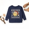 SmileyWorld Ugly Christmas Sweater Distressed - Youth Graphic Sweatshirt - 2 of 3