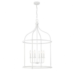 Savoy House Brookstone 6 - Light Pendant in  Bisque White - 1 of 3