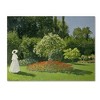 Trademark Fine Art -Claude Monet 'Jeanne Marie Lecadre in the Garden' Canvas Art - 2 of 3