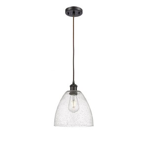 Bristol Glass - 1 Light Mini Pendant In Industrial Style-13.25 Inches Tall and 9 Inches Wide - 1 of 1