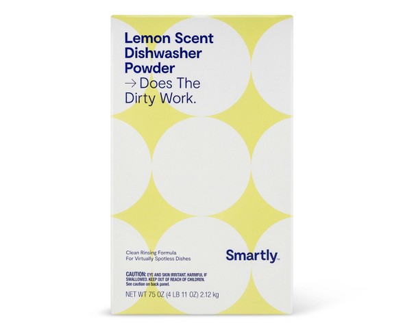 Lemon Scented Dish Detergent Powder - 75oz - Smartly&#153;