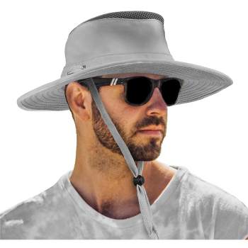 Sun Cube Sun Hat For Men, Women Wide Brim Safari Hat, Hiking Hat Uv Sun  Protection, Bucket Boonie Hat : Target