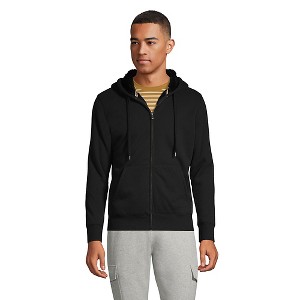 Lands' End Men's Serious Sweats Full Zip High Pile Fleece Hoodie - 1 of 4