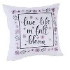 The Lakeside Collection Meadow Cotton Quilted Bedding Ensemble - Embroidered Pillow - 2 of 3