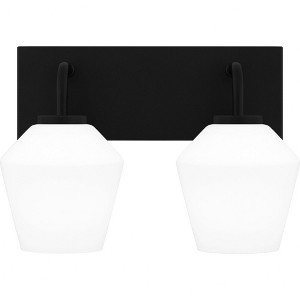 Quoizel Lighting Nielson 2 - Light Vanity in  Matte Black - 1 of 1