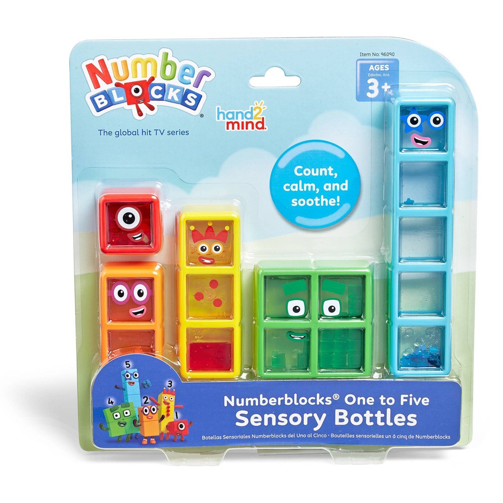 hand2mind Numberblocks One to Five Sensory Bottles