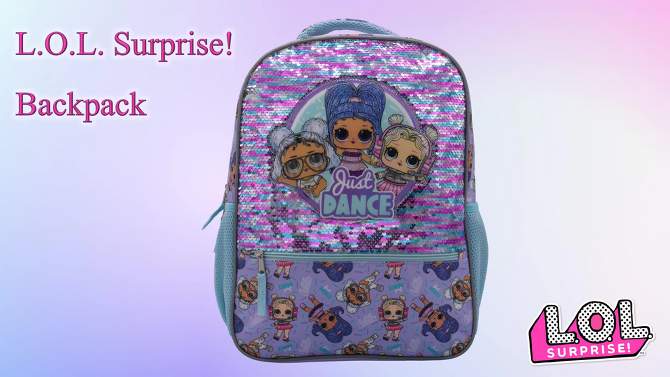 L.O.L. Surprise! Kids&#39; 16&#34; Backpack - Purple, 2 of 10, play video