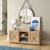 58 Inch White Oak TV Stand - Henn&Hart - 2 of 4