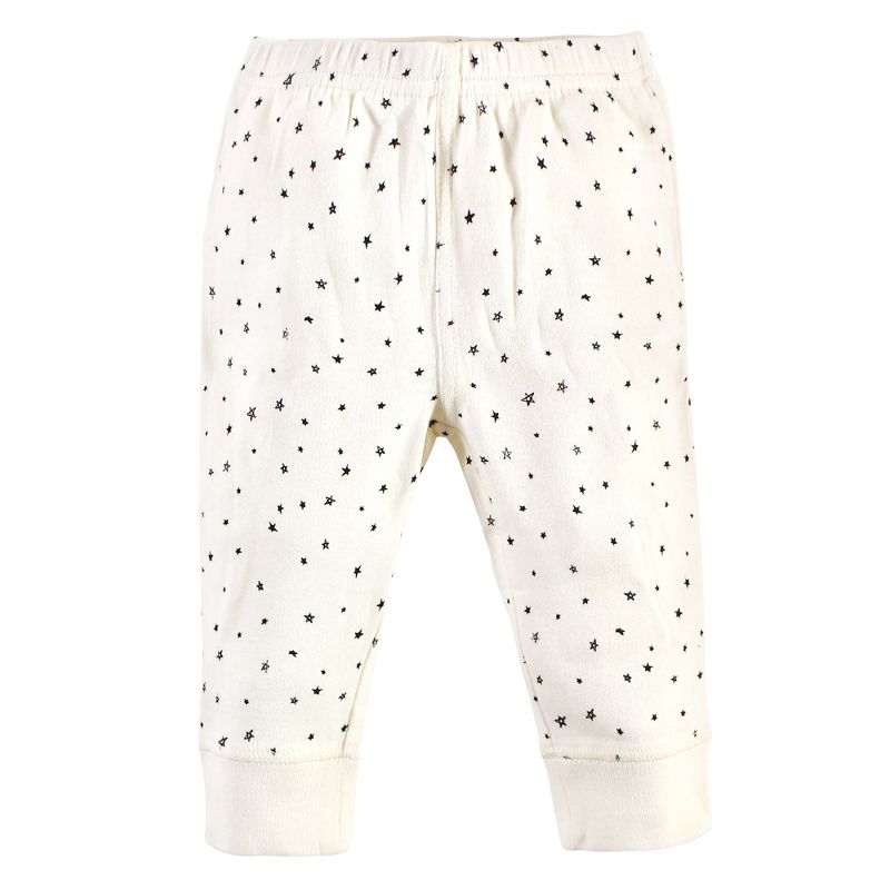 Touched by Nature Baby and Toddler Organic Cotton Pants 4pk, Star, 4 of 8