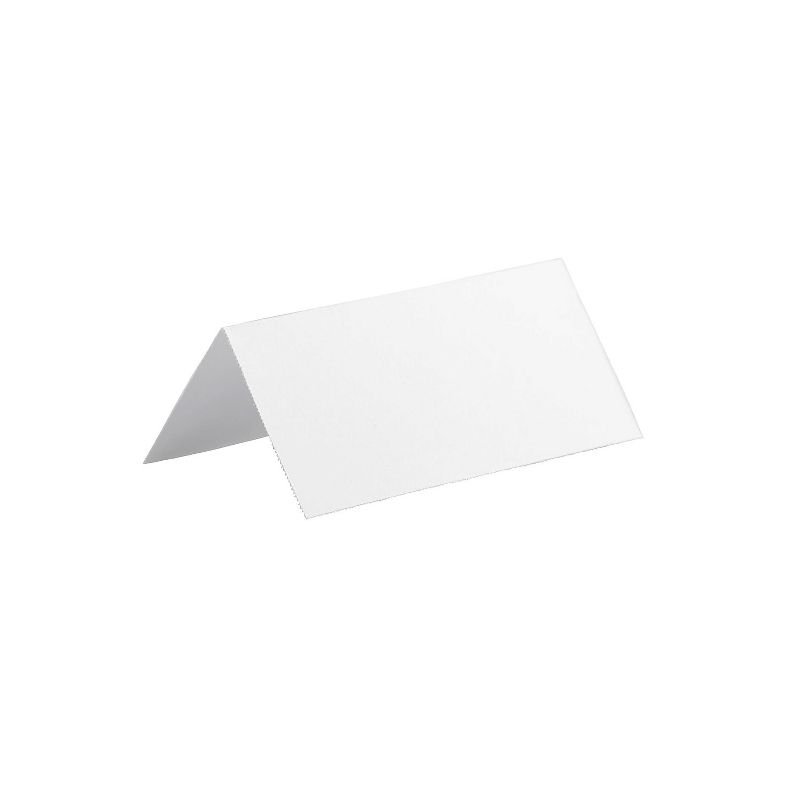 JAM Paper Printable Place Cards 3 3/4 x 1 3/4 White Placecards 12/Pack 2225916894, 2 of 4