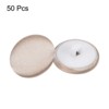 Unique Bargains Bridal Wedding Dress Suit DIY Satin Shiny Sewing Buttons 50 Pcs - 4 of 4