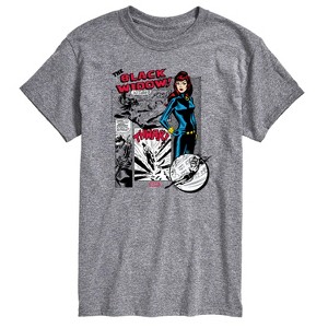 Men's - Marvel - Black Widow Panels Short Sleeve Graphic T-Shirt - 1 of 4